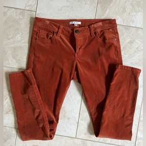 Cabi size 8 burnt orange corduroy pant